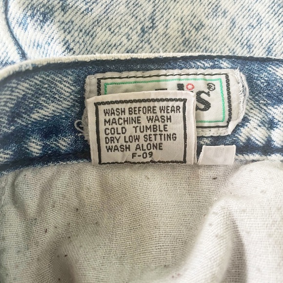 Vintage Javoli’s By Apollo Snow Washed Jeans Small Denim Small 26” Waist - Picture 6 of 6